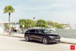 Audi Q8 50 TDI Quattro on Vossen Wheels (HF-3) 2019 года